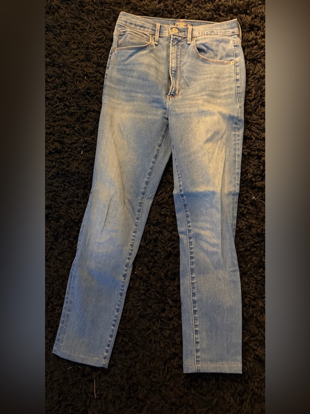 Abercrombie & Fitch Light Blue Straight Leg Jeans